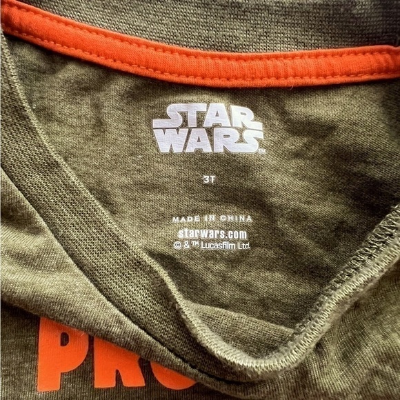 Star Wars Toddler Boys Short Sleeve T-Shirt Size 3T - Picture 3 of 4